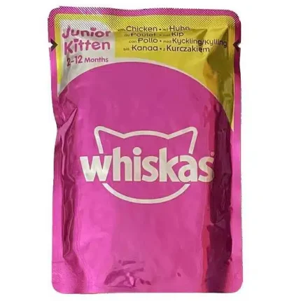 پوچ گربه ویسکاس با طعم مرغ 100 گرمی