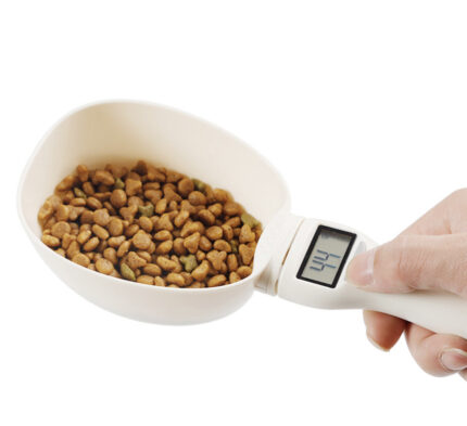 پیمانه دیجیتالی غذای حیوانات خانگی measure spoon
