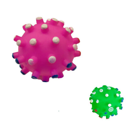 توپ بازی صدادار سگ و گربه و حیوانات مدل کرونا