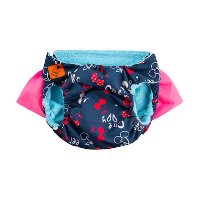 پوشک (شورتکس) سگ تادو طرح ماده دامنی سایز s